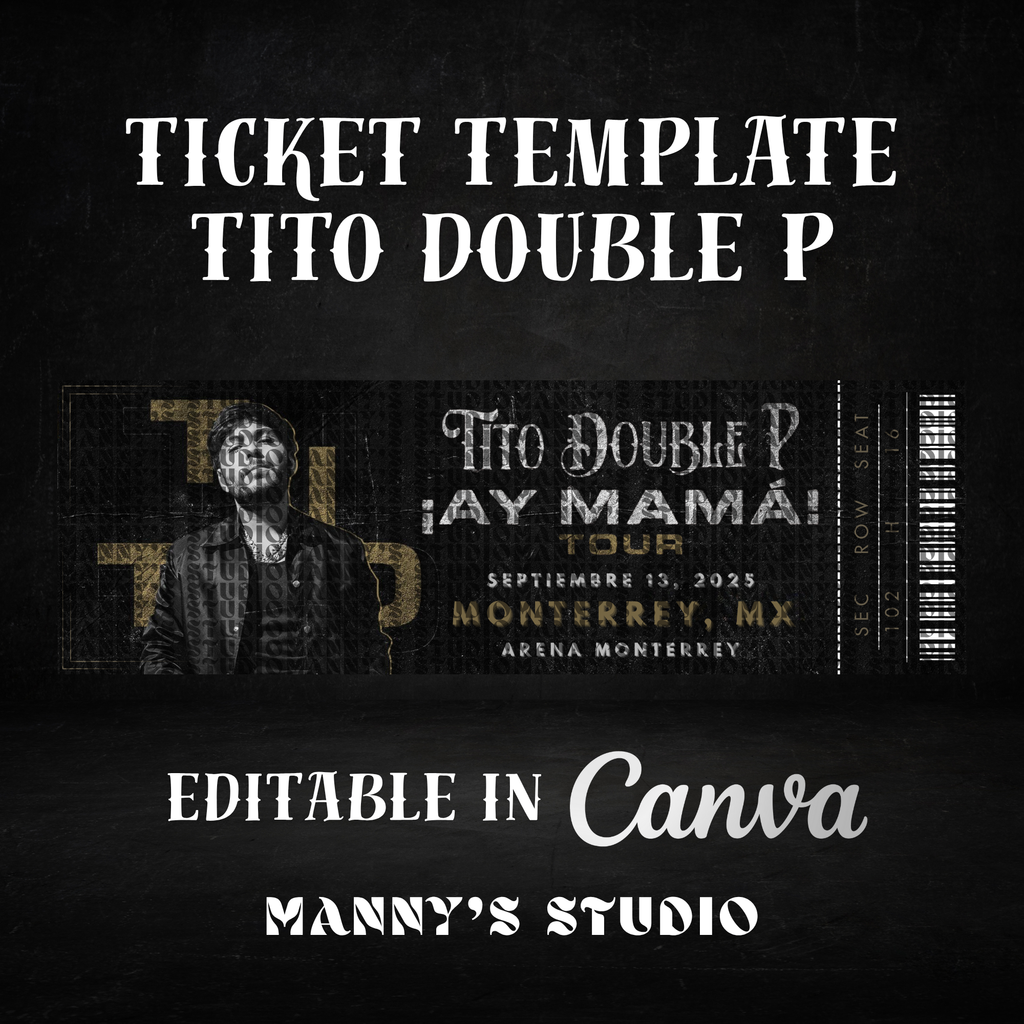 Customizable Ticket Template