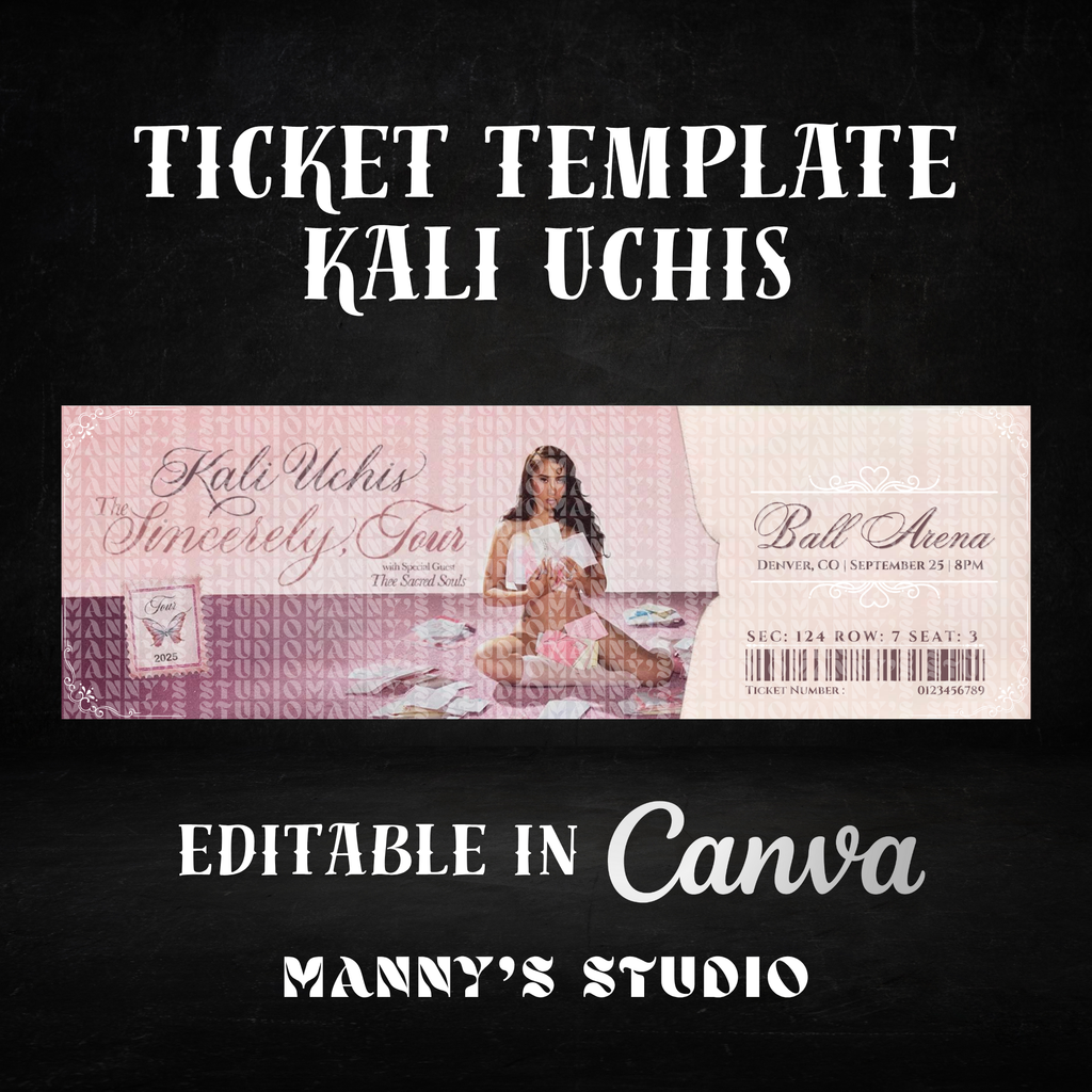 Customizable TIcket Template